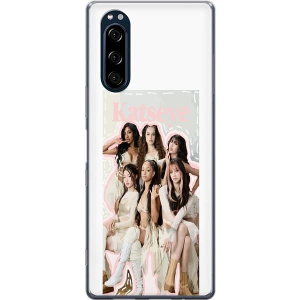 Kompatibelt Mobildeksel til Sony Xperia 5 KATSEYE elegant grupporträtt