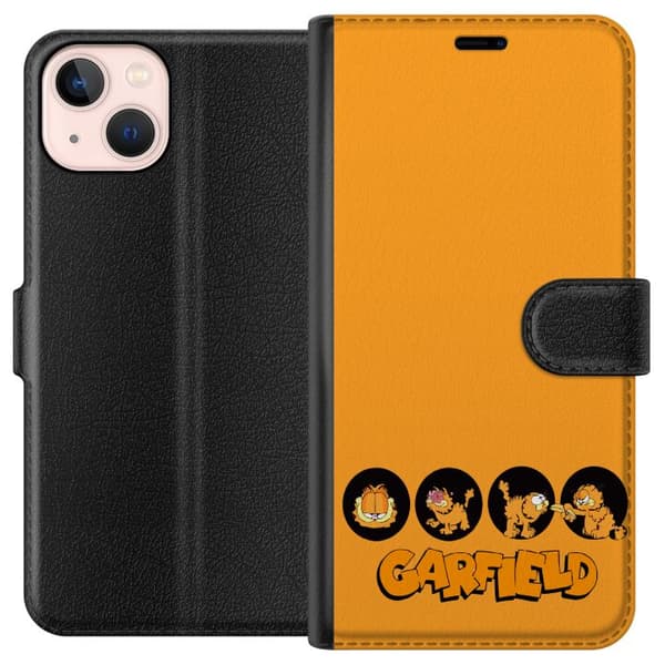 Kompatibelt Plånboksfodral till Apple iPhone 13 mini Garfield