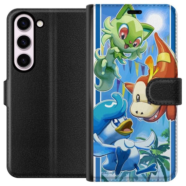 Kompatibel Tegnebogsetui til Samsung Galaxy S23 Pokemon Team