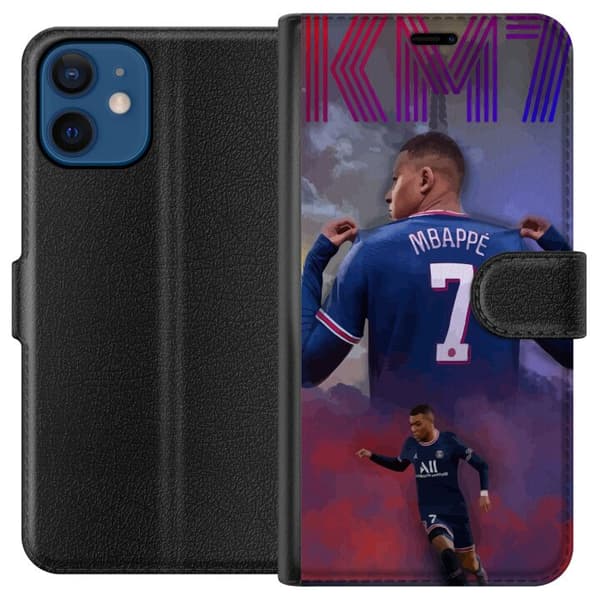 Kompatibel Tegnebogsetui til Apple iPhone 12 Kylian Mbappé