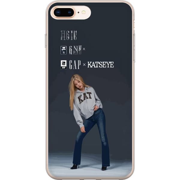 Yhteensopiva Puhelinkuori Apple iPhone 8 Plus KATSEYE blond modebild