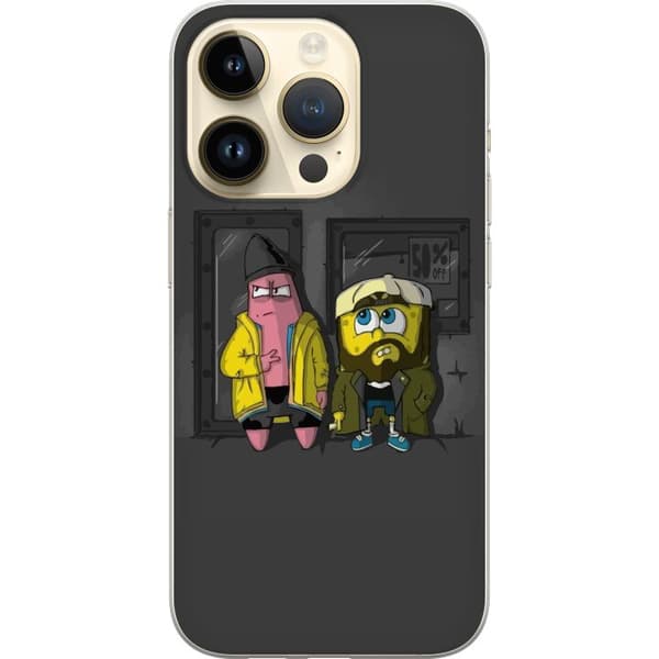 Kompatibelt Mobilskal till Apple iPhone 14 Pro Spongebob