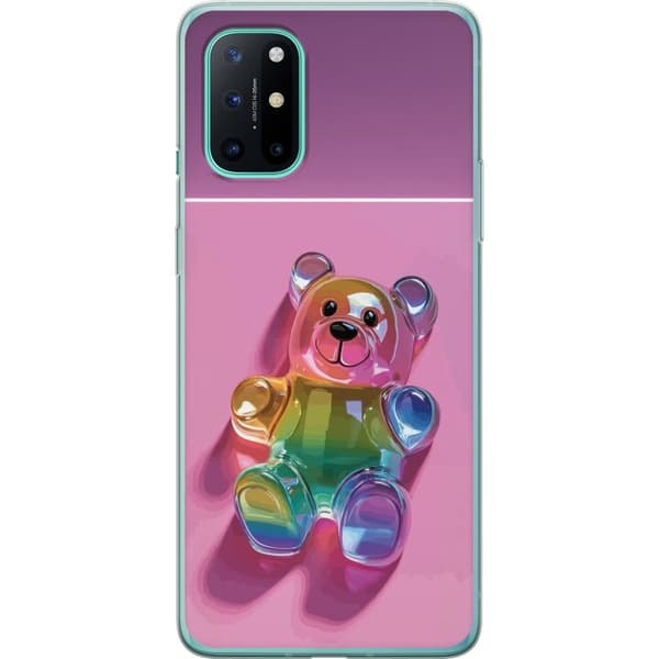 Kompatibelt Mobilskal till OnePlus 8T Gullig nalledesign med regnbågstema