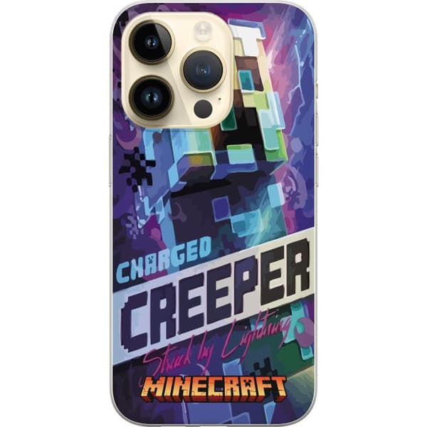 Yhteensopiva Puhelinkuori Apple iPhone 14 Pro Minecraft