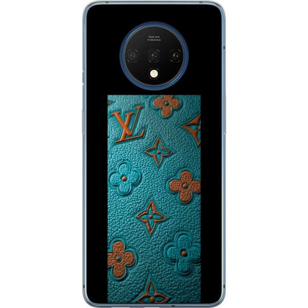 Kompatibelt Mobildeksel til OnePlus 7T Elegant monogramdesign med preg av lærfølelse