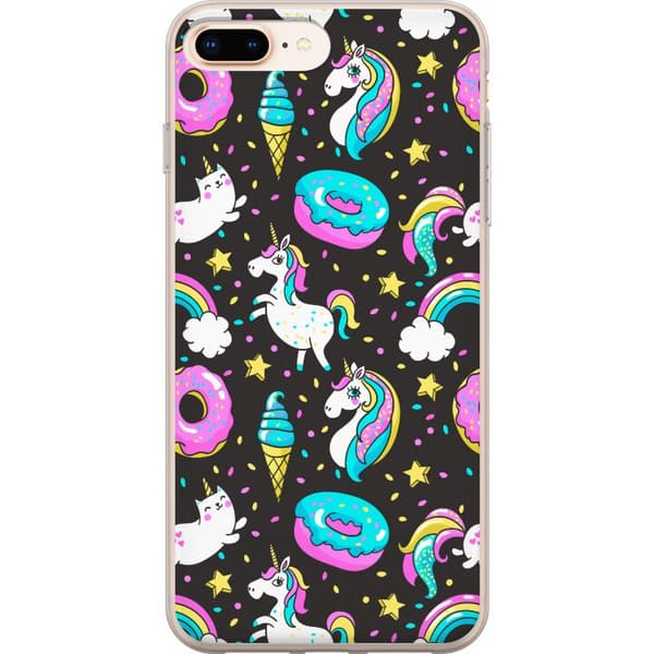 Kompatibel Mobilcover til Apple iPhone 8 Plus Unicorn