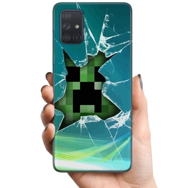Kompatibel Mobilcover til Samsung Galaxy A71 MineCraft