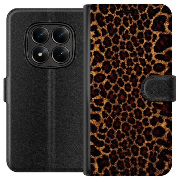 Kompatibelt Lommeboketui til Xiaomi Redmi Note 15 Pro+ Leopardikon