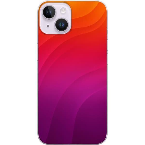 Kompatibelt Mobilskal till Apple iPhone 15 Plus Sunset Waves