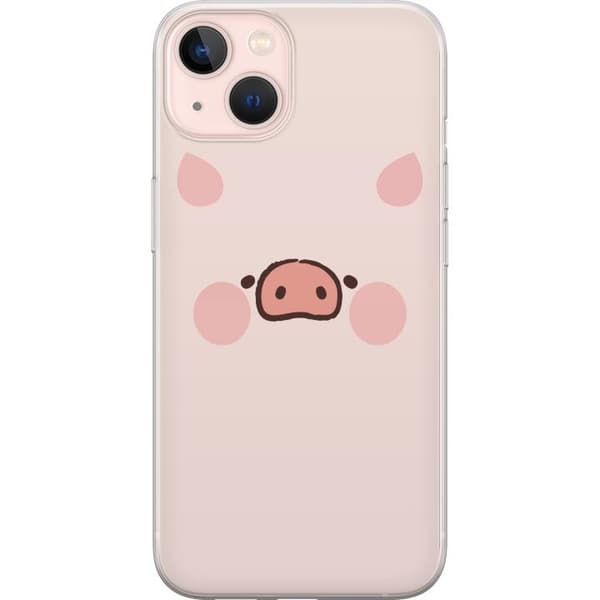 Kompatibelt Mobildeksel til Apple iPhone 13 Minimalistiskt grisansikte