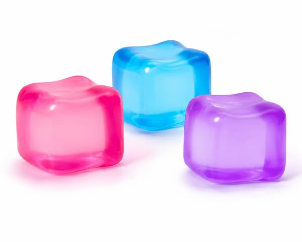 CoolCube Squeeze Squishy – Blød Stresskube & Fidget Toy i Tilfældig Farve