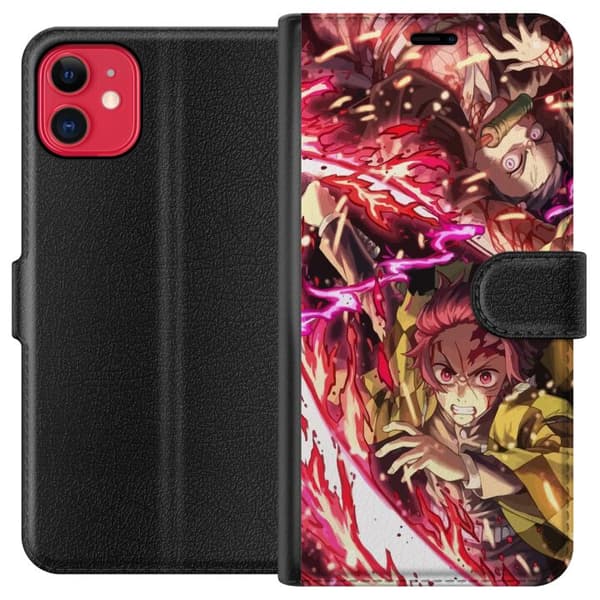 Kompatibelt Plånboksfodral till Apple iPhone 11 Demon Slayer