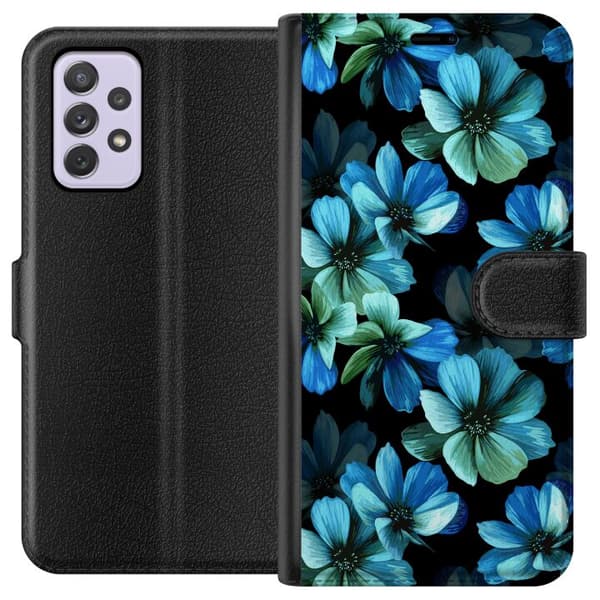 Kompatibelt Lommeboketui til Samsung Galaxy A52s 5G Blomster