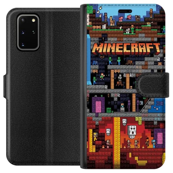 Kompatibelt Plånboksfodral till Samsung Galaxy S20+ Minecraft