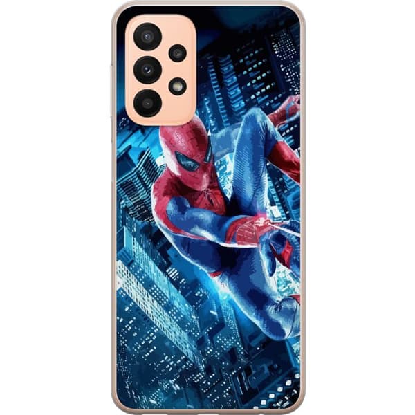 Kompatibelt Mobilskal till Samsung Galaxy A23 Spiderman