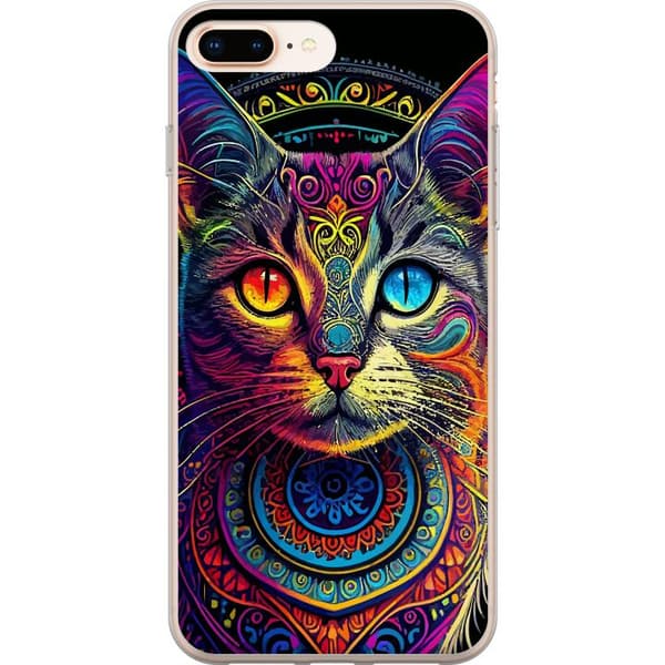 Kompatibelt Mobildeksel til Apple iPhone 8 Plus Katt
