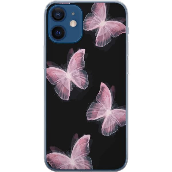 Kompatibel Mobilcover til Apple iPhone 12 mini Sommerfugle