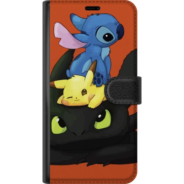 Kompatibel Tegnebogsetui til Samsung Galaxy S23+ Lilo og Stitch