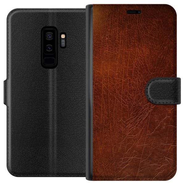Kompatibelt Lommeboketui til Samsung Galaxy S9+ Lær