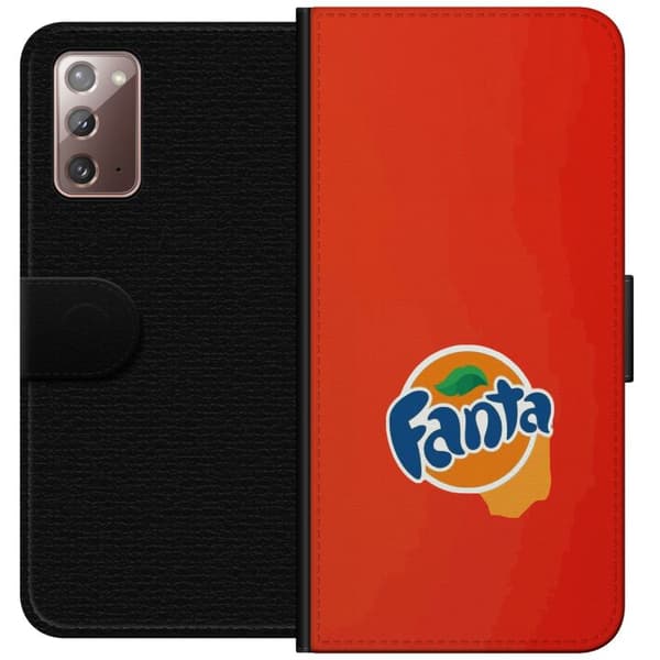 Kompatibel Tegnebogsetui til Samsung Galaxy Note20 Elegant appelsinformation design