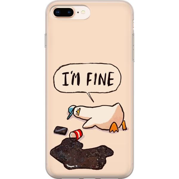Kompatibelt Mobildeksel til Apple iPhone 8 Plus Tanket and