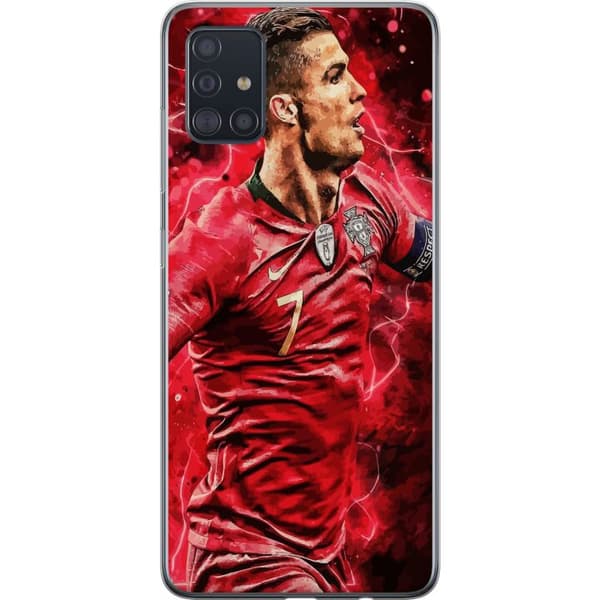 Kompatibelt Mobildeksel til Samsung Galaxy A51 Cristiano Ronaldo