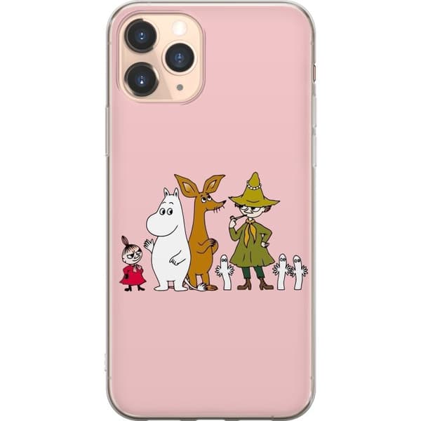 Kompatibelt Mobildeksel til Apple iPhone 11 Pro Flere figurer sammen på rosa bakgrunn