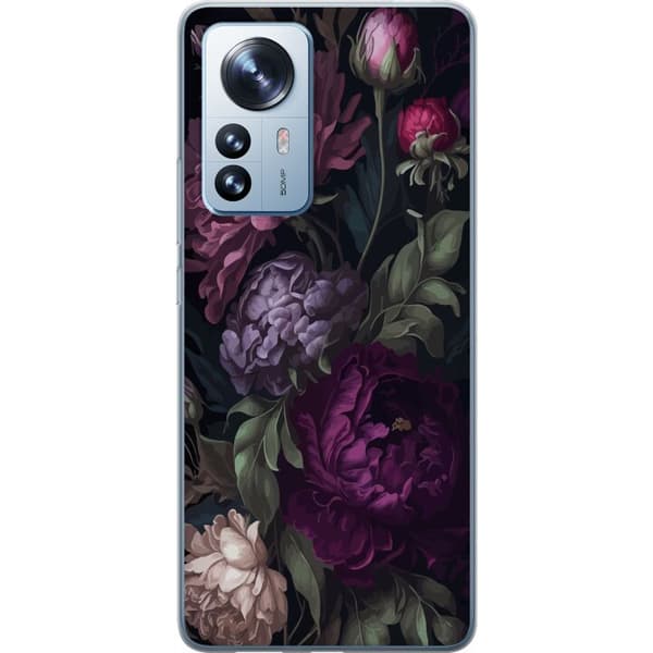 Kompatibelt Mobilskal till Xiaomi 12 Pro Blommor
