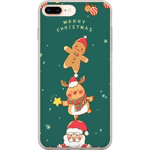 Kompatibelt Mobildeksel til Apple iPhone 8 Plus God Jul