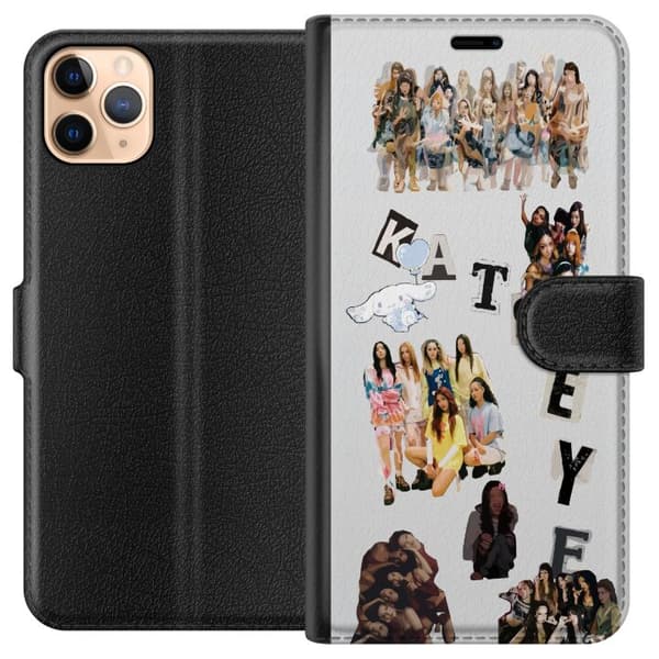 Kompatibel Tegnebogsetui til Apple iPhone 11 Pro Max K-pop fanemotiv i scrapbook stil
