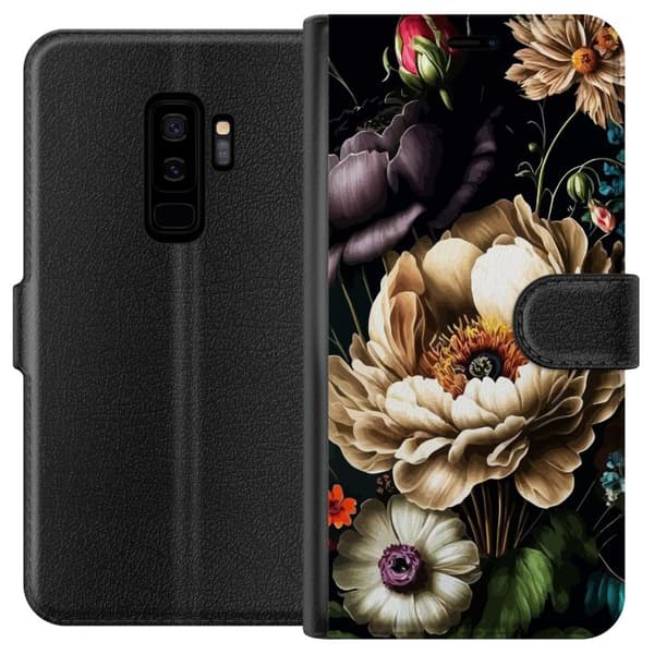Kompatibelt Plånboksfodral till Samsung Galaxy S9+ Blommor