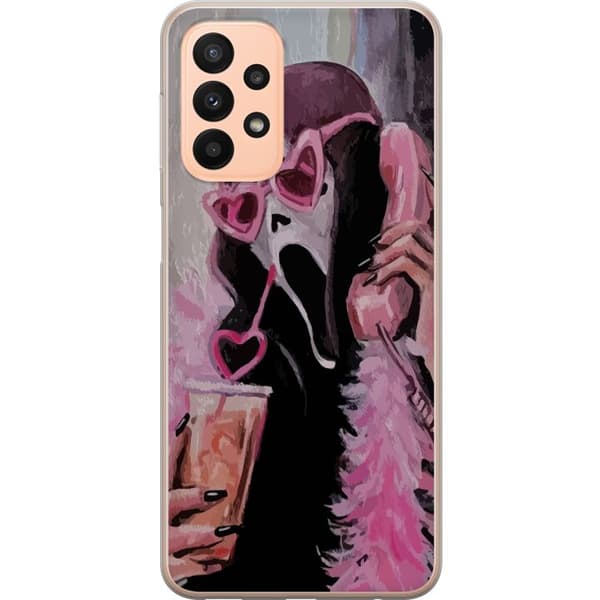 Kompatibelt Mobilskal till Samsung Galaxy A23 Ghostface