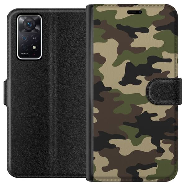 Kompatibelt Plånboksfodral till Xiaomi Redmi Note 11 Pro 5G Militär
