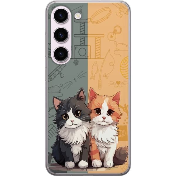 Kompatibelt Mobilskal till Samsung Galaxy S23 Katter
