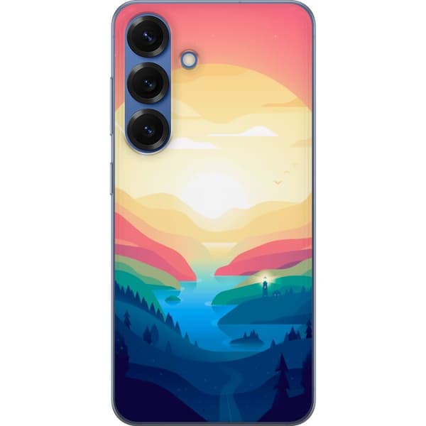 Kompatibelt Mobildeksel til Samsung Galaxy S25+ Rosa horisont
