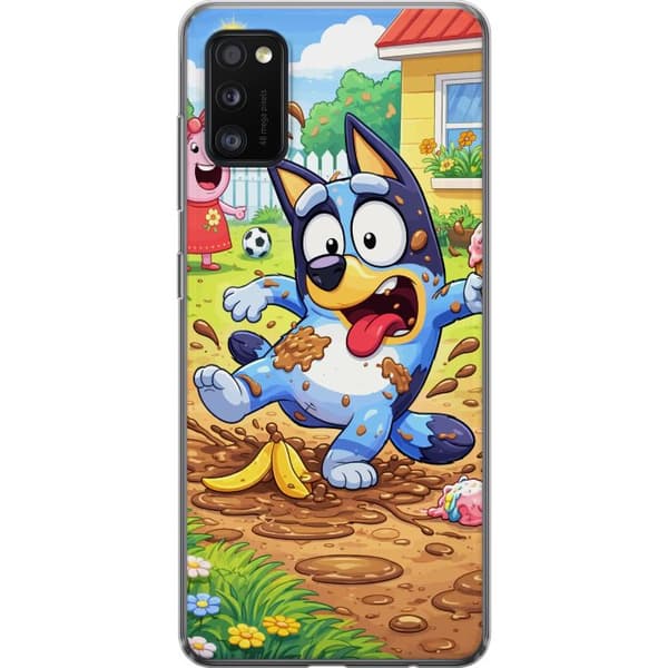 Kompatibelt Mobildeksel til Samsung Galaxy A41 Blåy