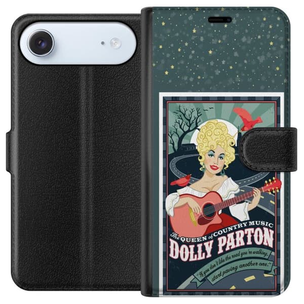 Kompatibelt Lommeboketui til Apple iPhone Air Dolly Parton med gitarr och landsväg
