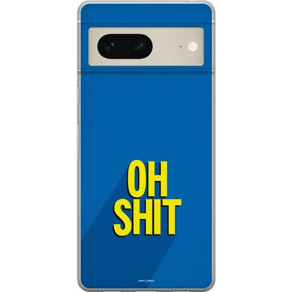 Yhteensopiva Puhelinkuori Google Pixel 7 Oh Shit text