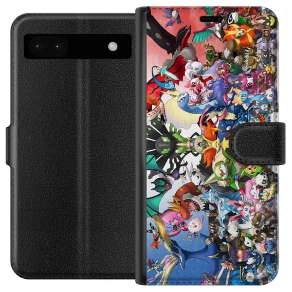 Kompatibel Tegnebogsetui til Google Pixel 6a Pokemon
