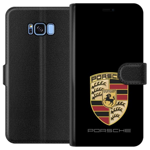 Kompatibelt Plånboksfodral till Samsung Galaxy S8 Porsche