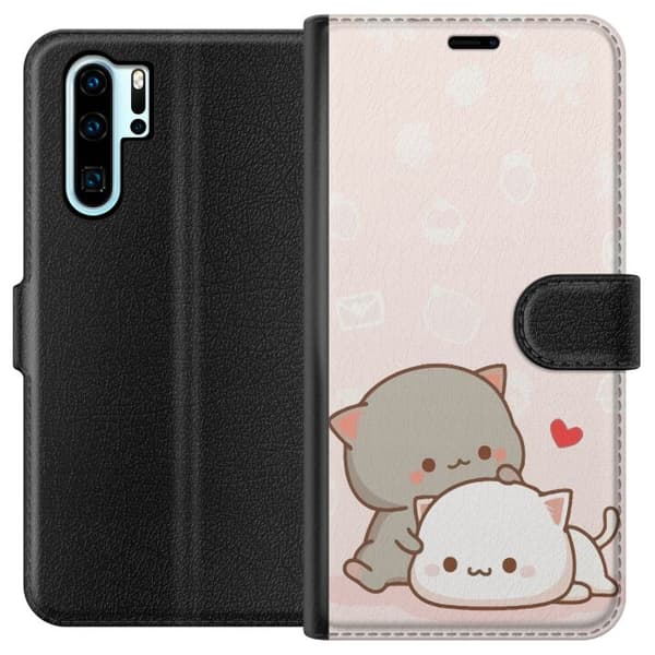 Kompatibel Tegnebogsetui til Huawei P30 Pro Kawaii