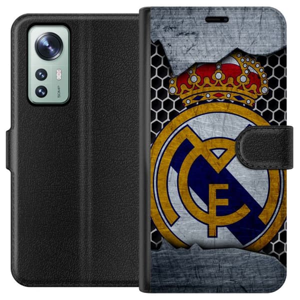 Kompatibel Tegnebogsetui til Xiaomi 12 Real Madrid