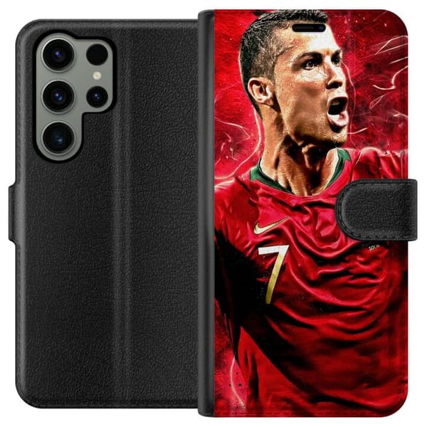 Kompatibel Tegnebogsetui til Samsung Galaxy S23 Ultra Ronaldo