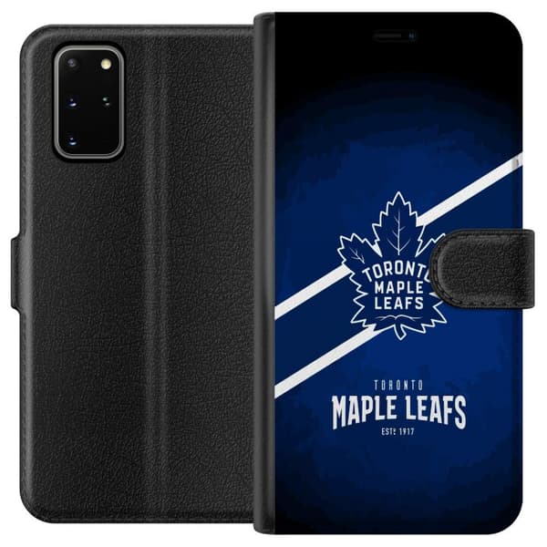 Kompatibelt Plånboksfodral till Samsung Galaxy S20+ Toronto Maple Leafs (NHL)