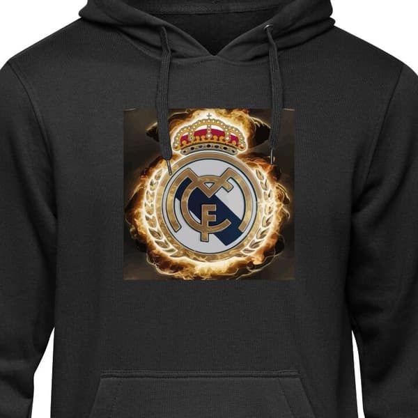 Hettegenser barn Svart 9-11 År Real Madrid Real Madrid Svart 9-11 År