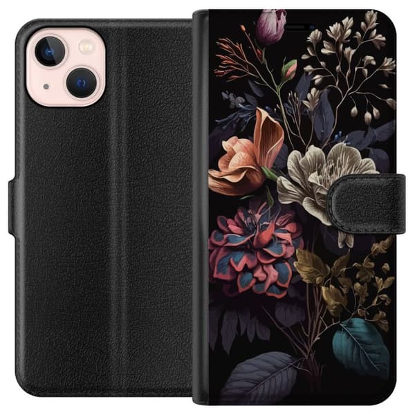 Kompatibelt Plånboksfodral till Apple iPhone 13 mini Blommor