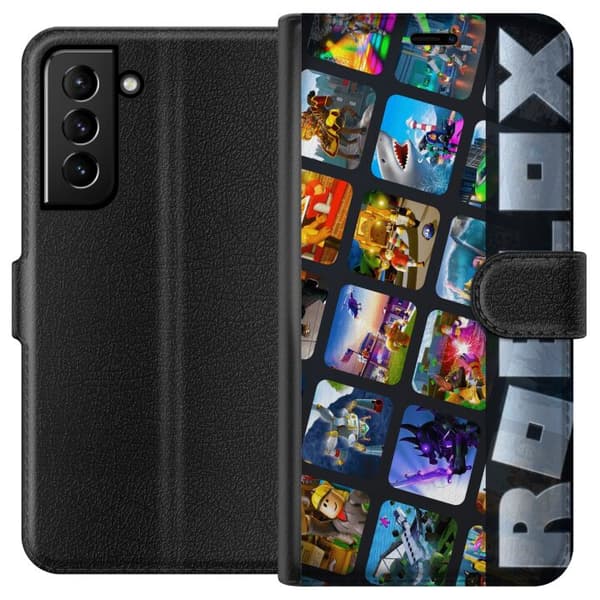 Kompatibel Tegnebogsetui til Samsung Galaxy S21+ 5G Roblox