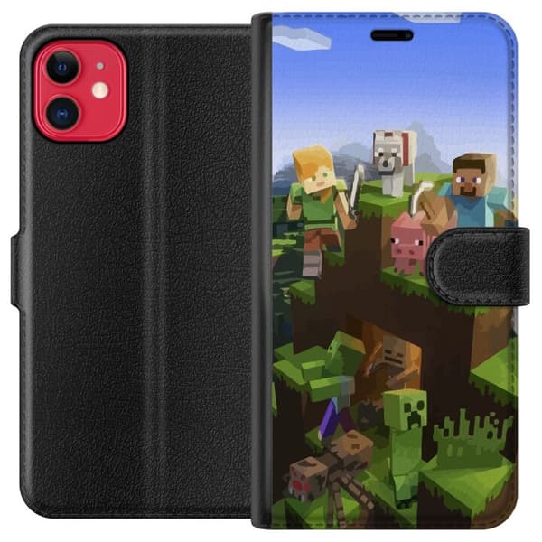 Yhteensopiva Lompakkokotelo Apple iPhone 11 MineCraft
