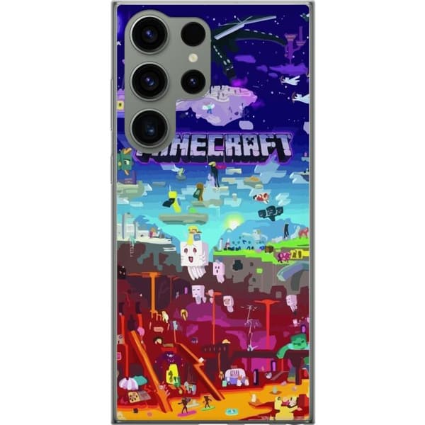 Kompatibelt Mobildeksel til Samsung Galaxy S23 Ultra Minecraft