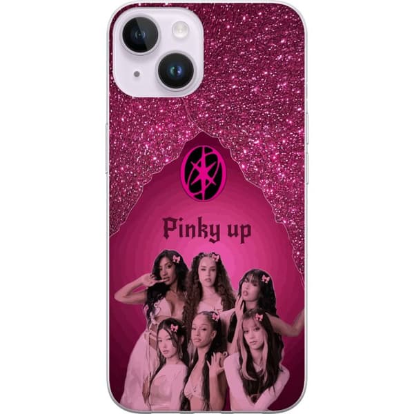 Kompatibelt Mobildeksel til Apple iPhone 15 Plus KATSEYE Pinky Up